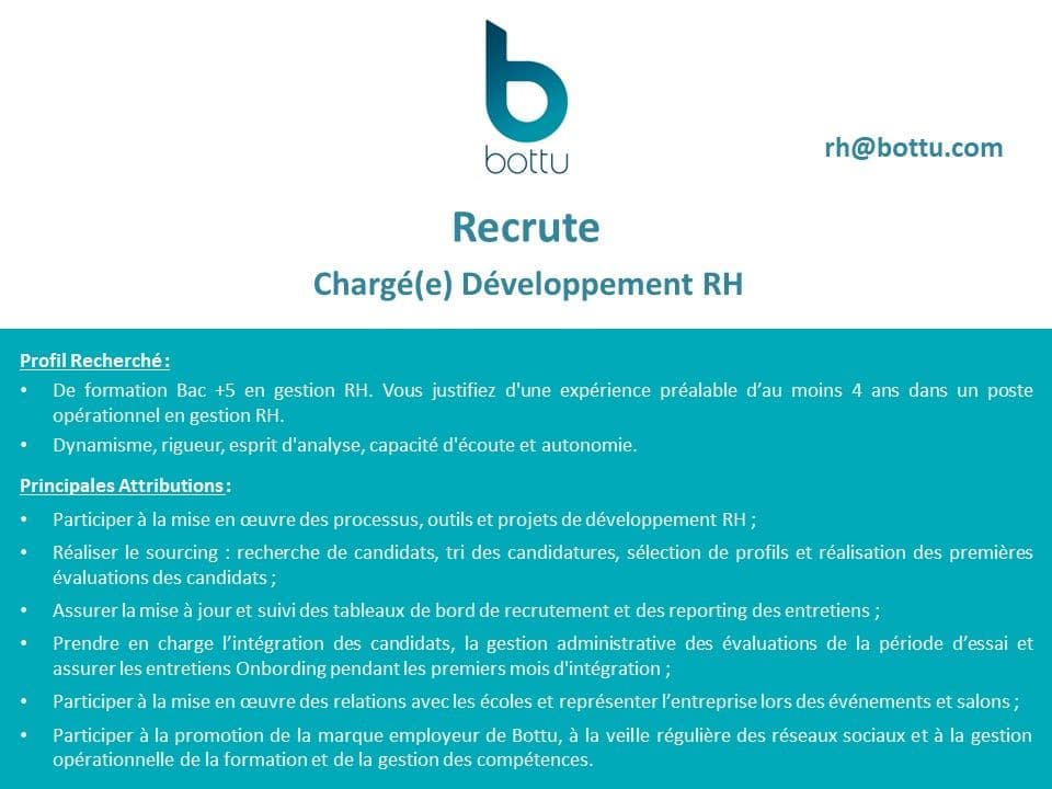 Chargé de Développement RH