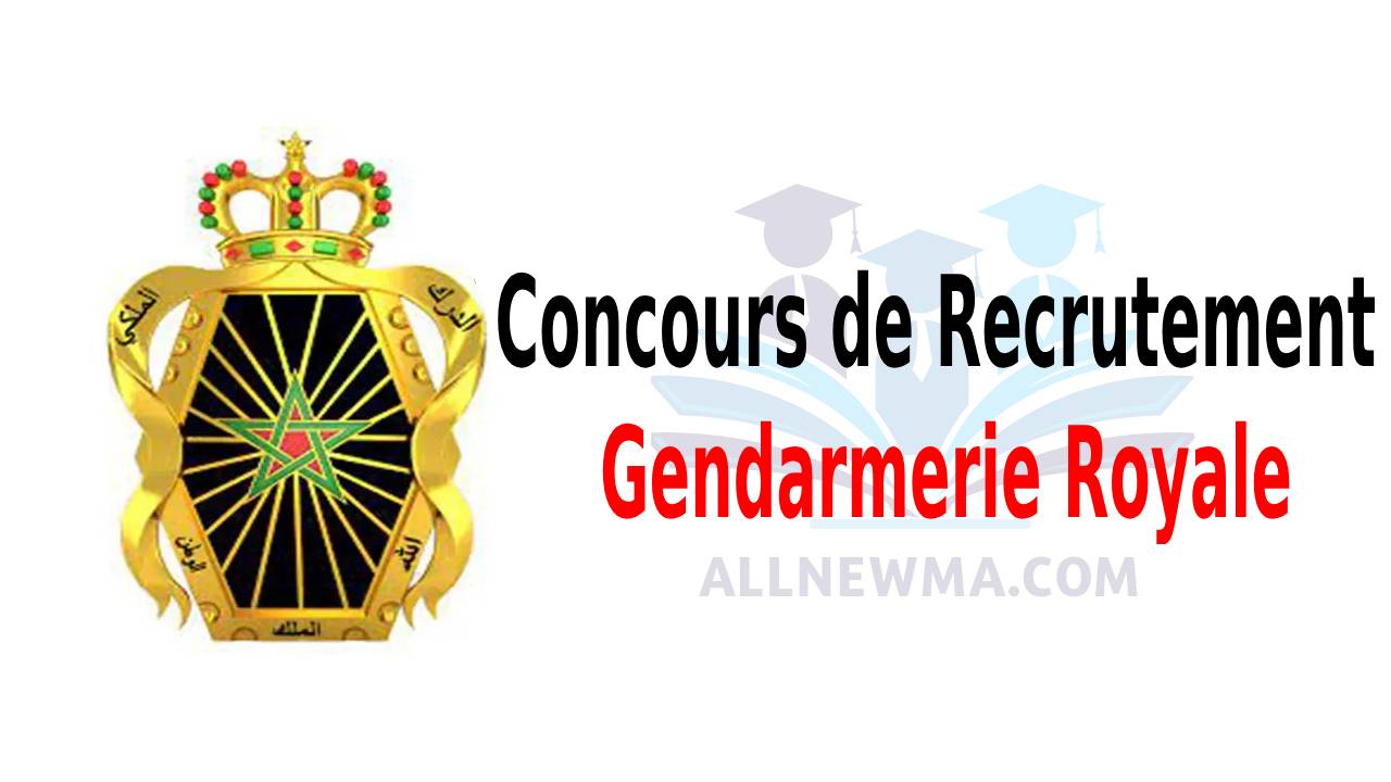 Concours de Recrutement Gendarmerie Royale 2024 Maroc